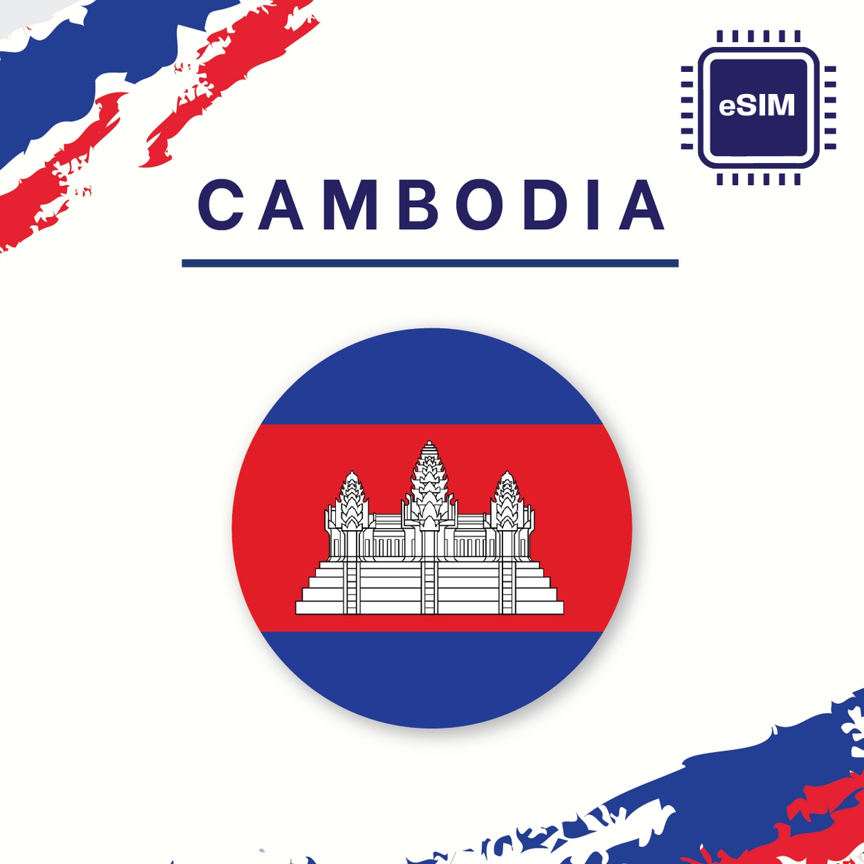 Cambodia eSIM for Travel | Fast Data, Easy Setup | Way2go SIM