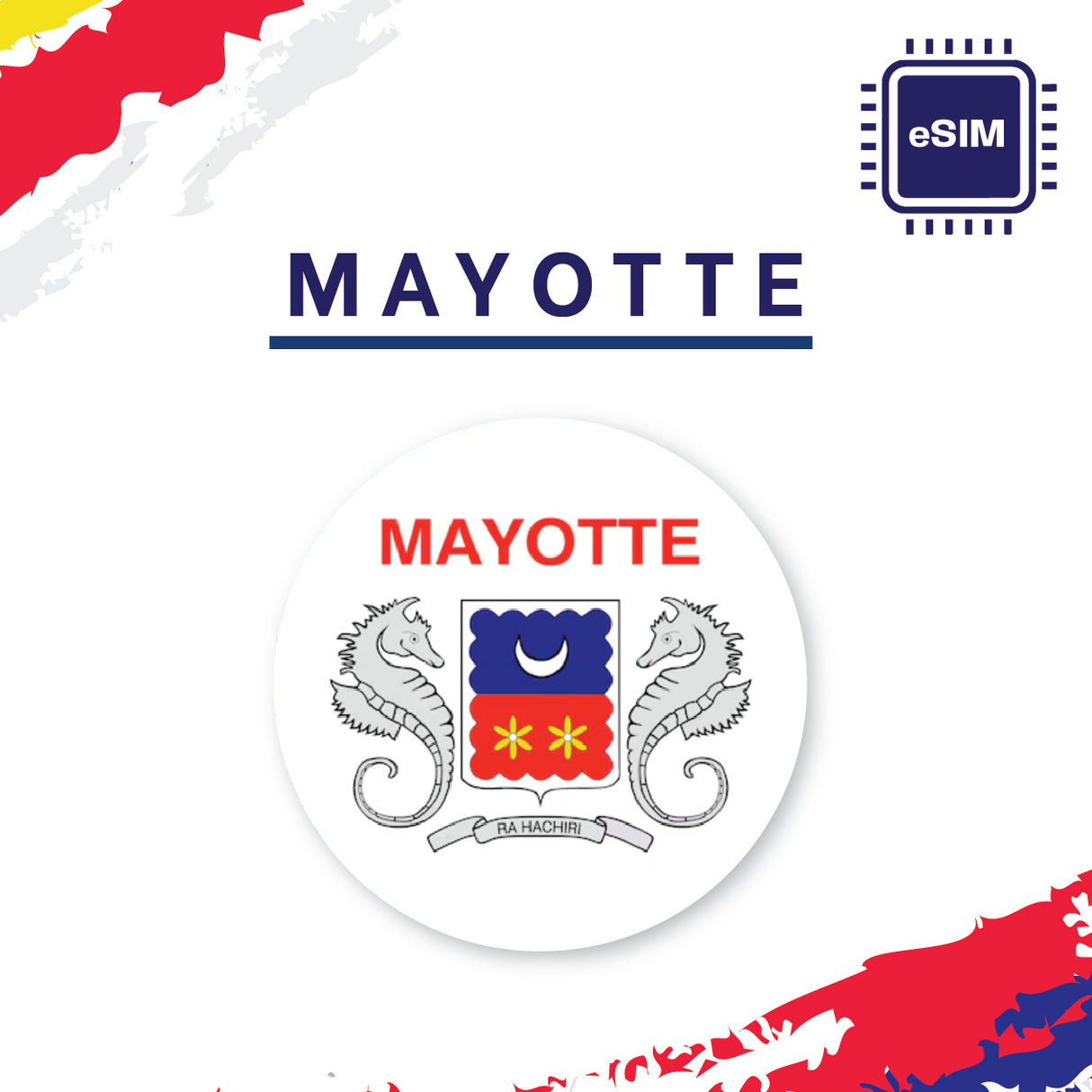 Mayotte eSIM for Travel | Fast Data, Easy Setup | Way2go SIM