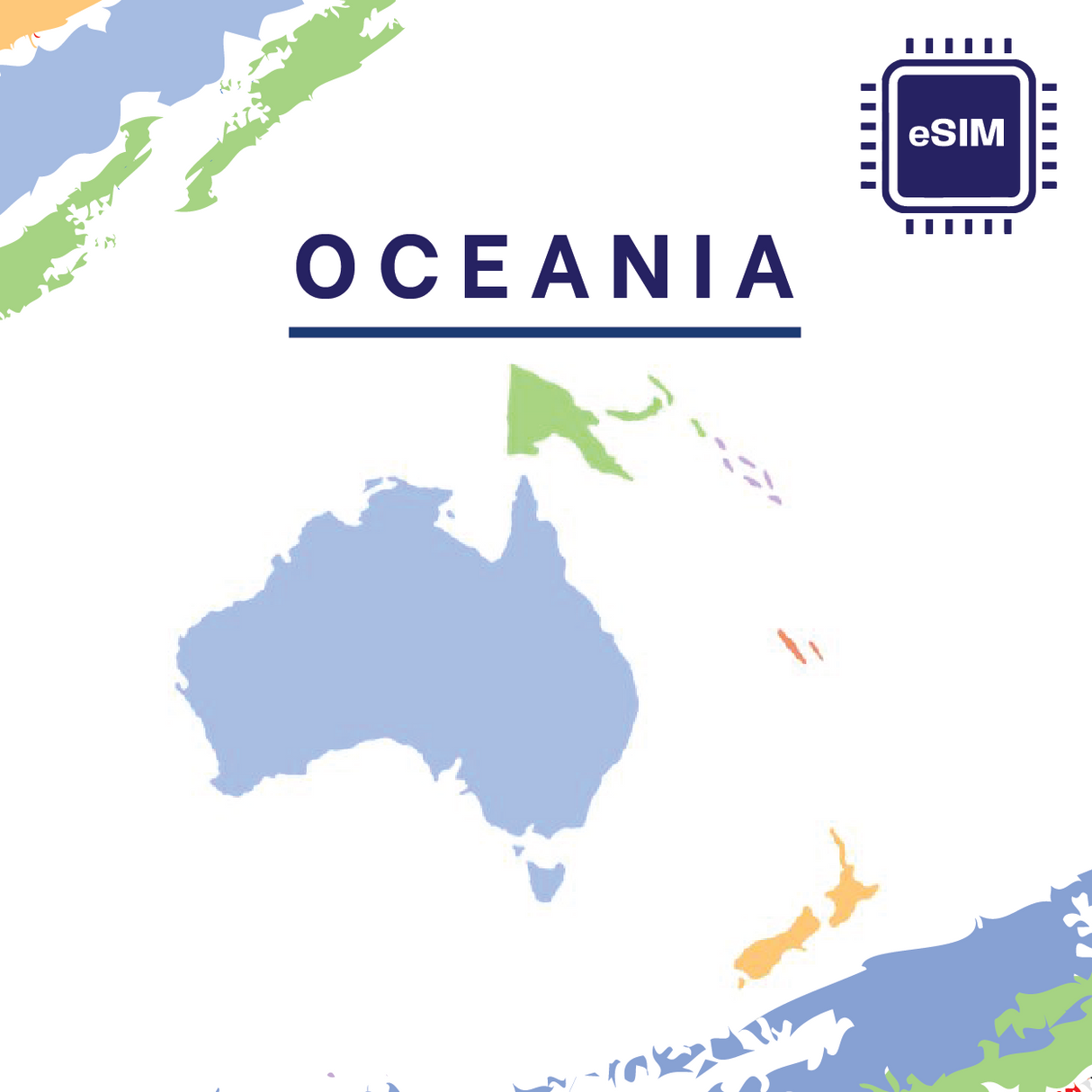 Best Oceania eSIM for Travelers | Fast Data - Way2go SIM