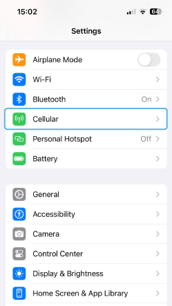 Step 1: Look for Mobile Service