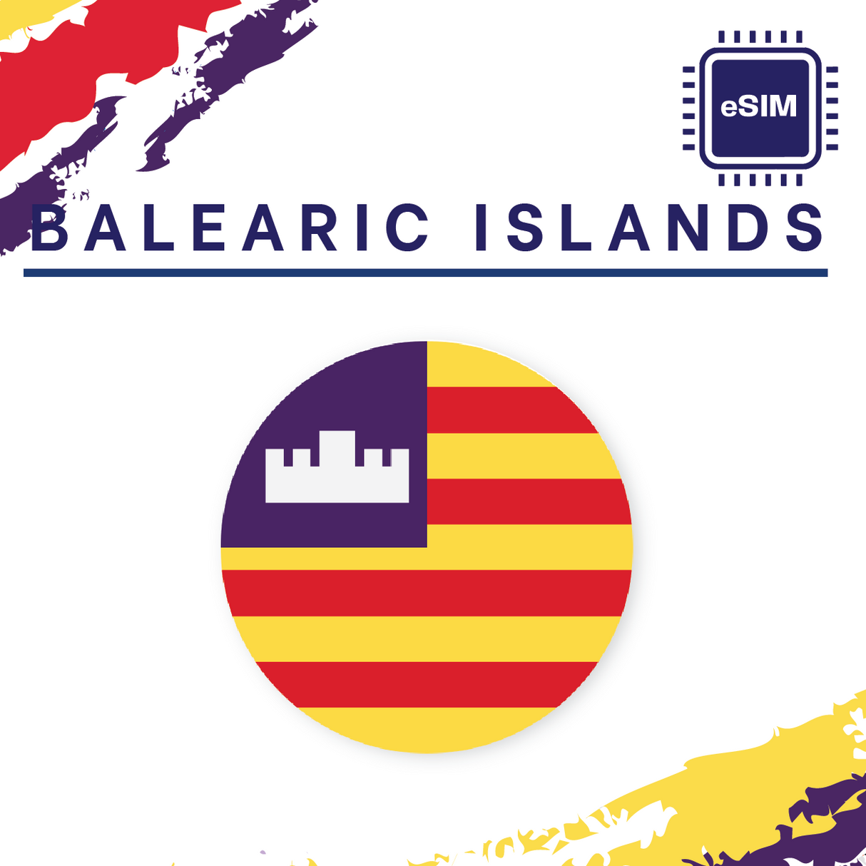 Balearic Islands eSIM for Travel | Fast Data, Easy Setup | Way2go SIM