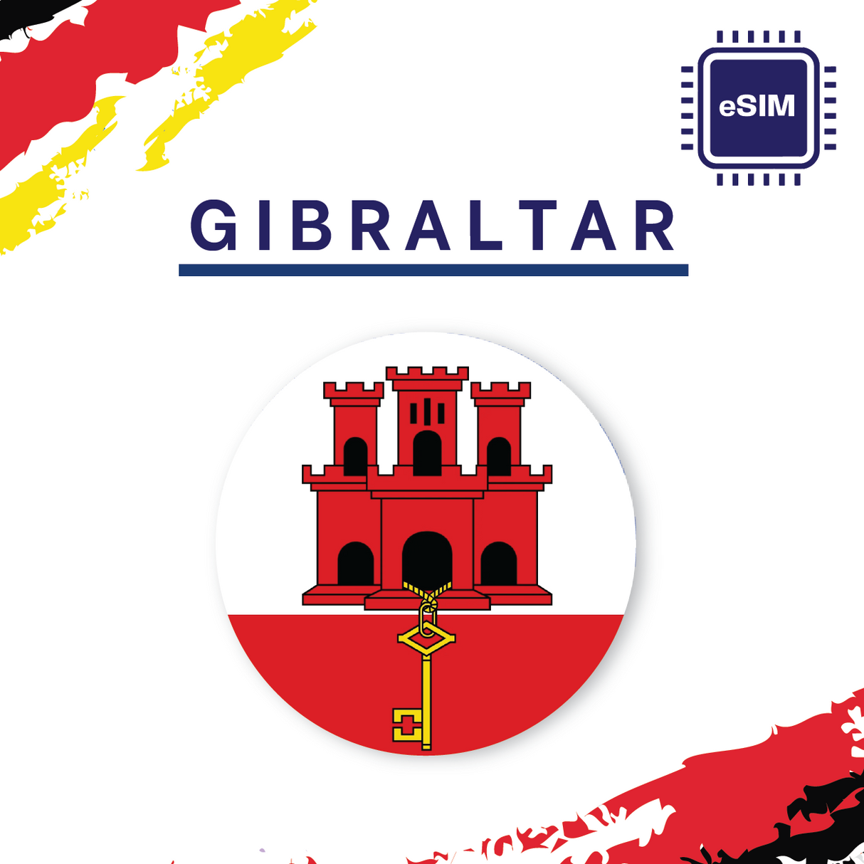 Gibraltar eSIM for Travel | Fast Data, Easy Setup | Way2go SIM