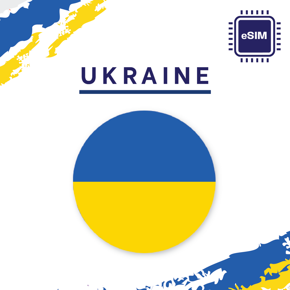 Ukraine eSIM for Travel | Fast Data, Easy Setup | Way2go SIM