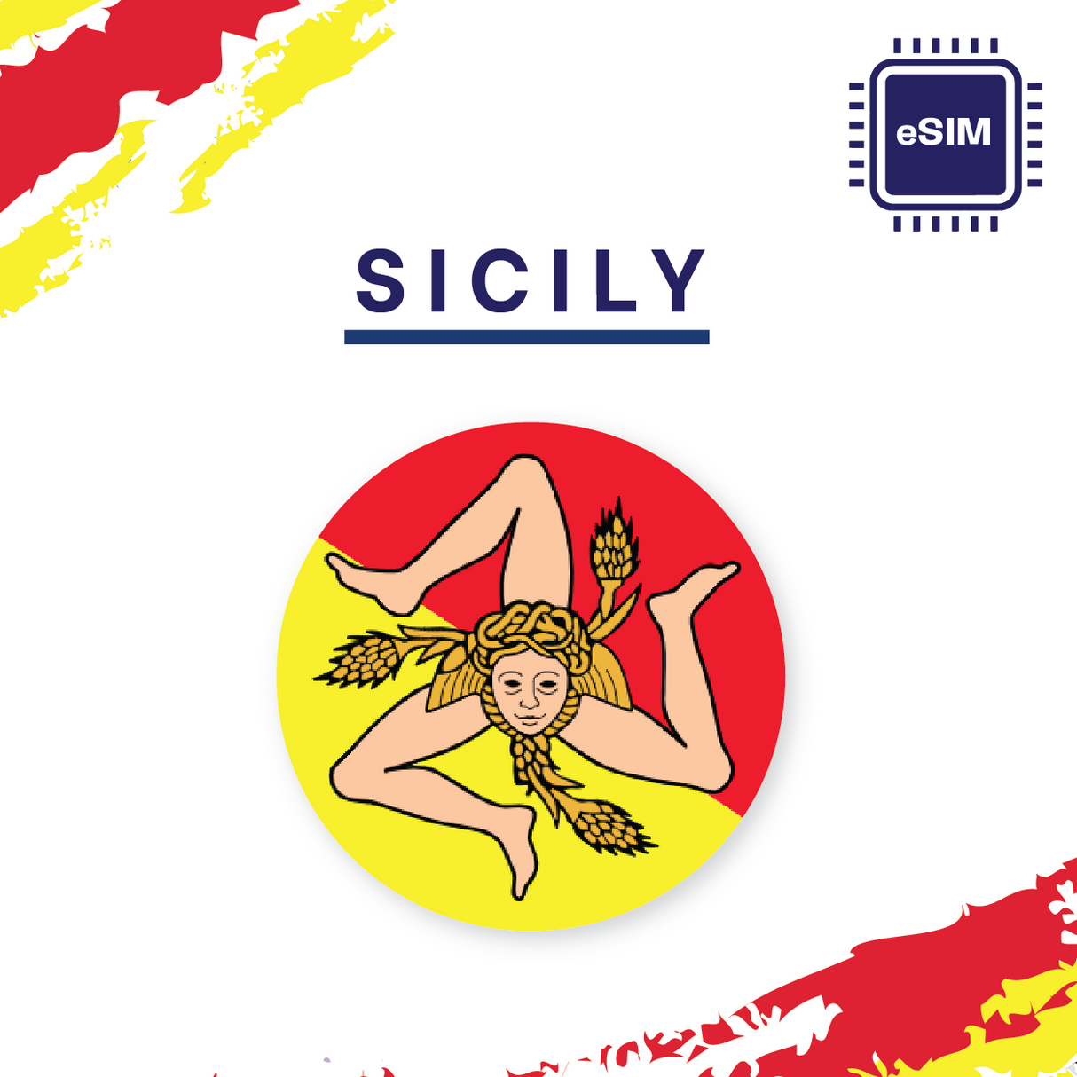 Sicily eSIM for Travel | Fast Data, Easy Setup | Way2go SIM